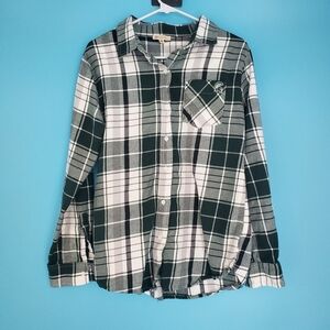 Ug Apparel Shirt Size Medium Flannel Plaid Button Down
